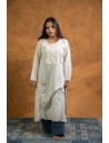 Chikankari Women Long Panel Kurta F/S
