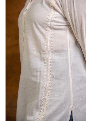 Chikankari Women Long Panel Kurta F/S