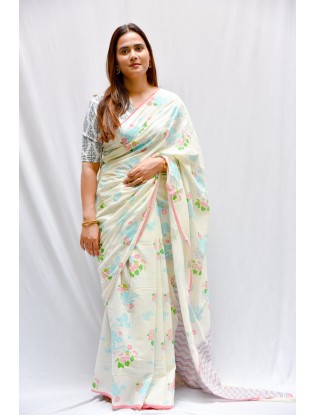 Printed Saree with blouse