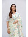 Printed Saree with blouse