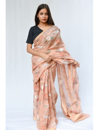 Printed Saree with Blouse
