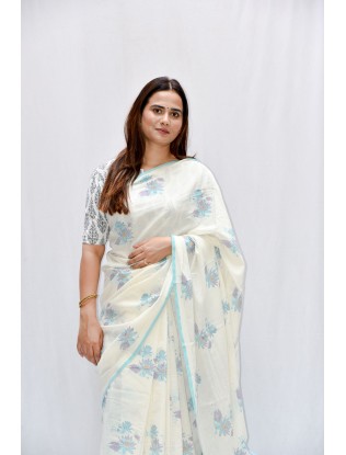 Printed Saree with Blouse