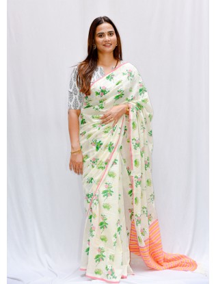 Printed Saree with Blouse