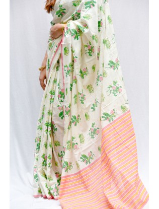 Printed Saree with Blouse