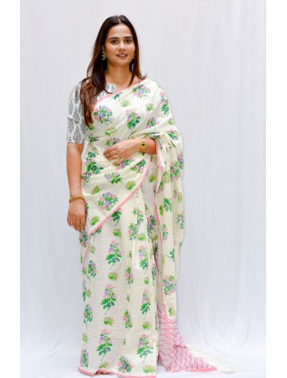 Printed Saree with Blouse