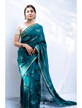 Saree with blouse