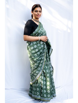 Saree with blouse