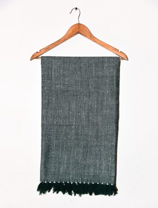 Woolen Shawl Handwoven with Fine Oak Wool - Uttarakhand