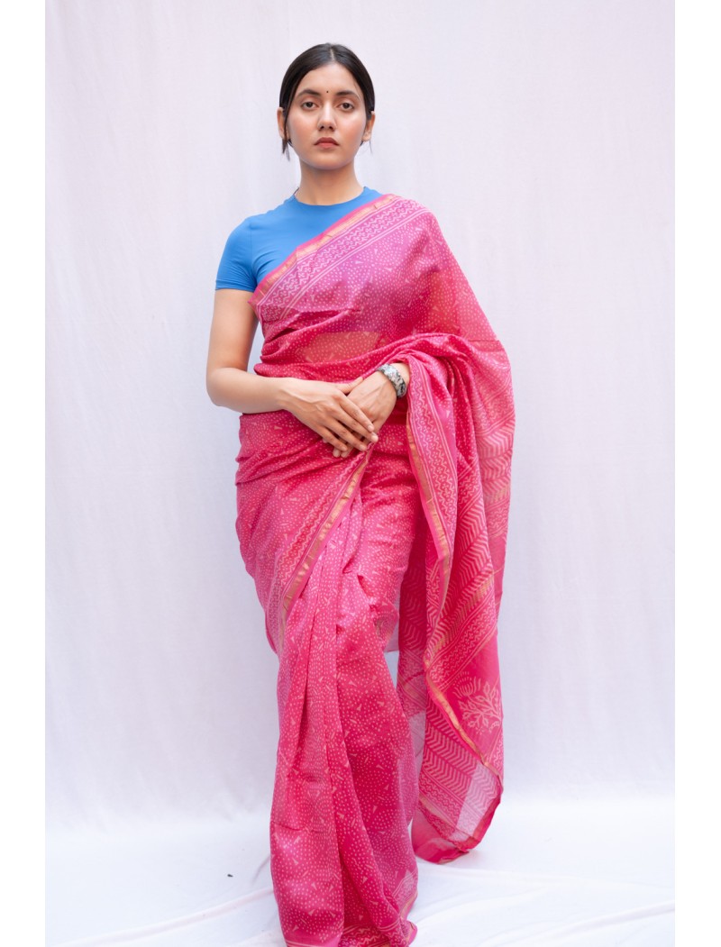Bagru Print Saree Bagru Print Saree