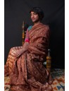 Shibori Cotton Saree with Blouse