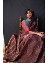 Shibori Saree with Blouse