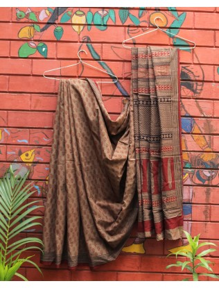 Bagh print saree with Blouse