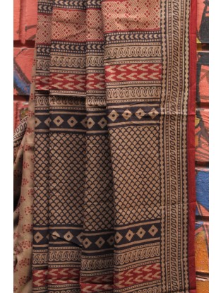 Bagh print saree with Blouse