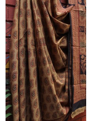Bagh printed Saree with Blouse