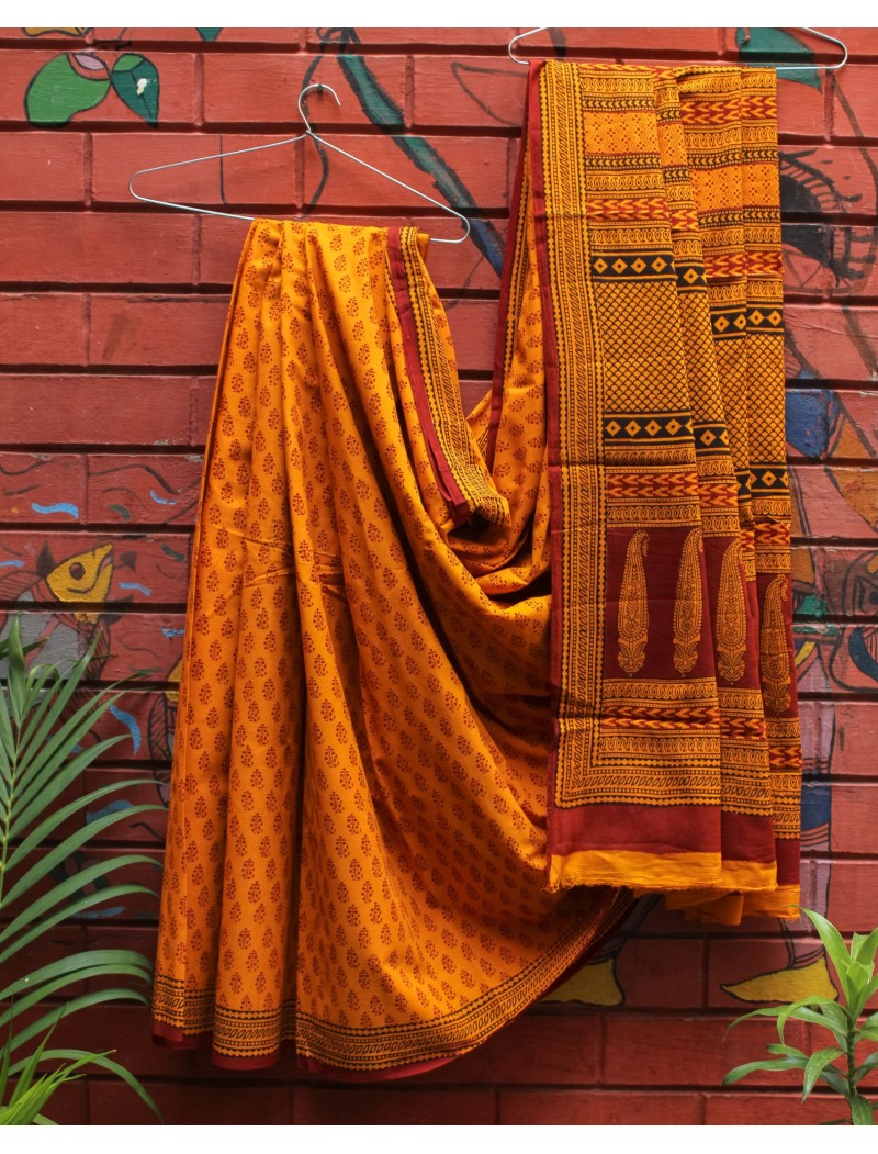 Bagh print Saree with Blouse Bagh print Saree with Blouse
