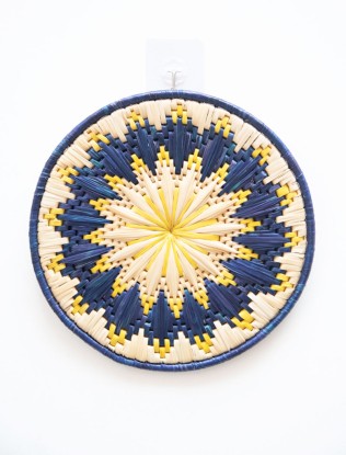 Moonj Wall Plate Handmade, Craftswomen of Rekhaakriti