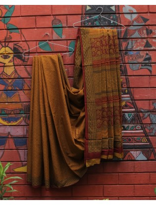 Bagh printed Saree with Blouse