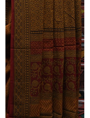 Bagh printed Saree with Blouse