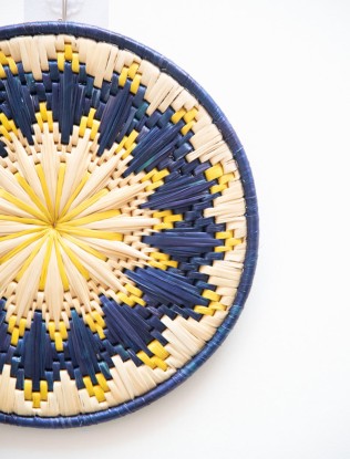 Moonj Wall Plate Handmade, Craftswomen of Rekhaakriti