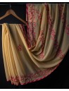 Semi Georgette Saree with applique work