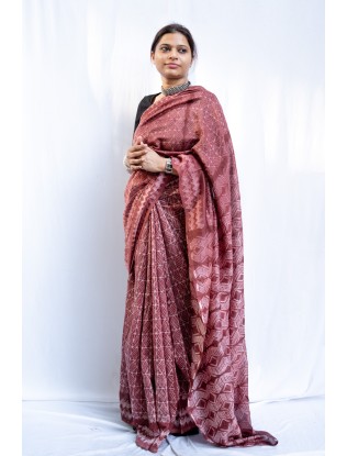 Shibori Saree with Blouse