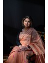 Woven Boota Saree with Blouse