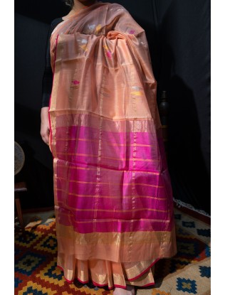 Woven Boota Saree with Blouse
