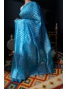Stripes Chanderi Saree with Blouse