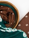 Bandhani Suit Set, Nazir Fabric in Traditional Tie-Dye