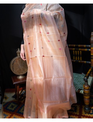 Woven Boota Saree with Blouse