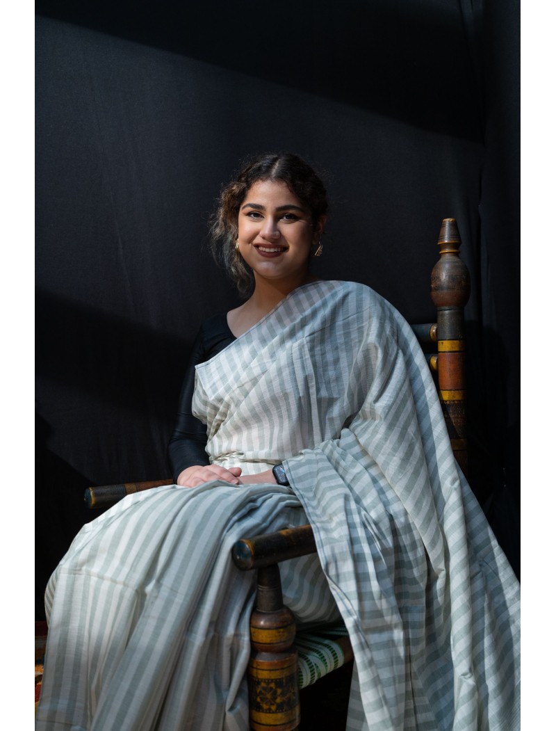Stripes Chanderi Saree Stripes Chanderi Saree
