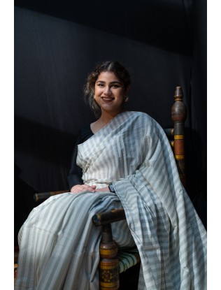 Stripes Chanderi Saree
