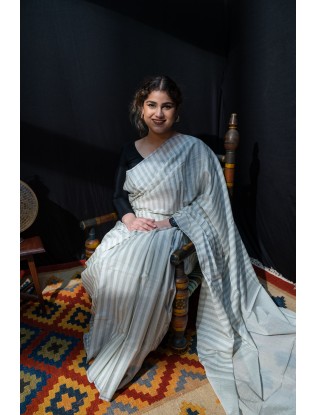Stripes Chanderi Saree