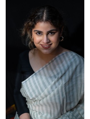 Stripes Chanderi Saree