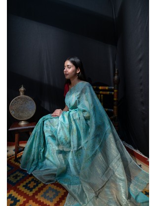 Tissue Printed Saree