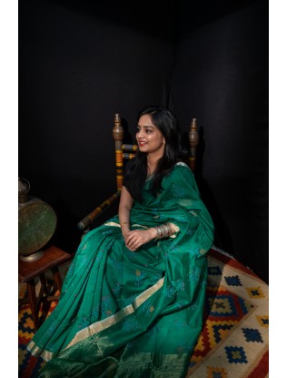 Printed Chanderi Saree