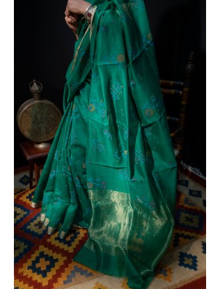 Printed Chanderi Saree