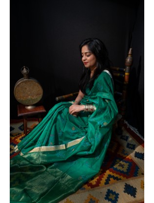 Printed Chanderi Saree