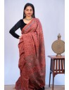 Ajrak Saree