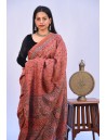 Ajrak Saree