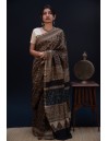 Ajrakh Saree