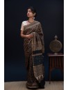 Ajrakh Saree