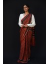 Ajrakh Saree