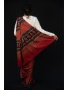 Ajrakh Saree