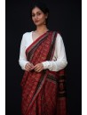 Ajrakh Saree
