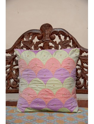 Tukdi Cushion Cover with Madkan