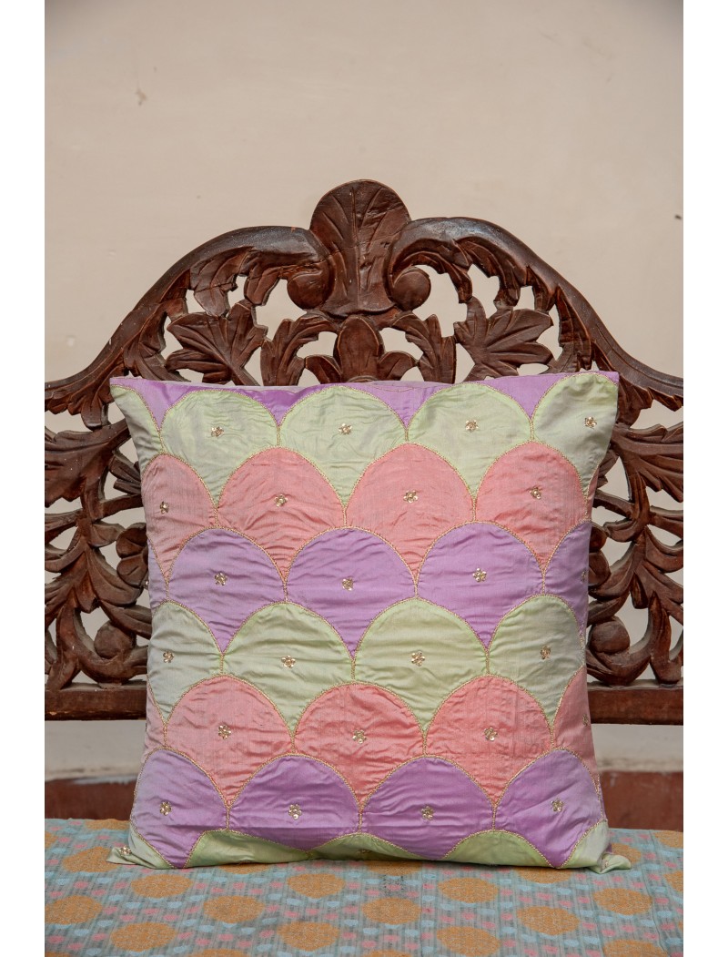 Tukdi Cushion Cover with Madkan Tukdi Cushion Cover with Madkan