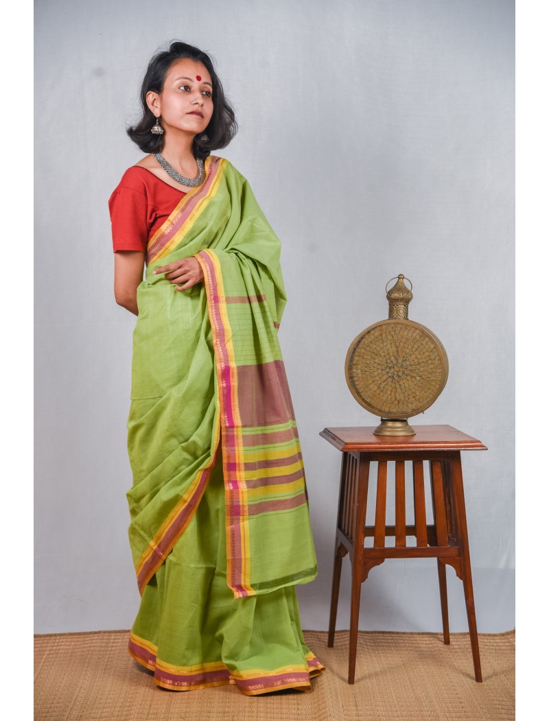 Zari Border Saree