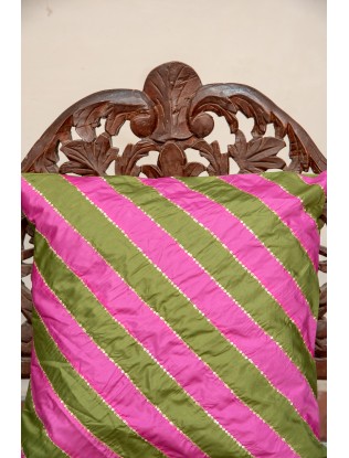 Tukdi Cushion Cover with Madkan