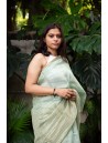 Zari woven border saree